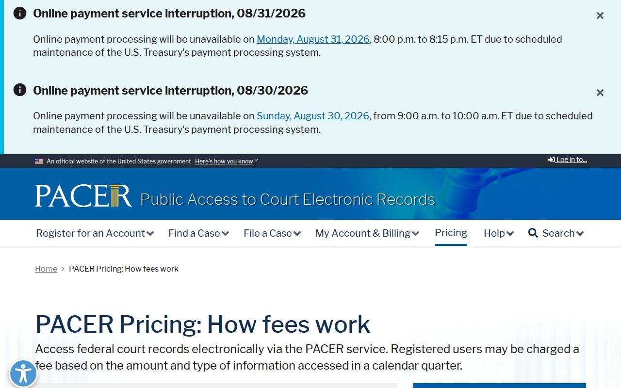 Scott County case search federal court record source distinction